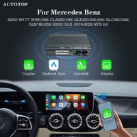 AUTOTOP 10.25/12.3 pouces double écran tactile Android Carplay pour Mercedes Benz nouveau A C E GLA MBUX NTG6.0 unité principale après modèle 2018