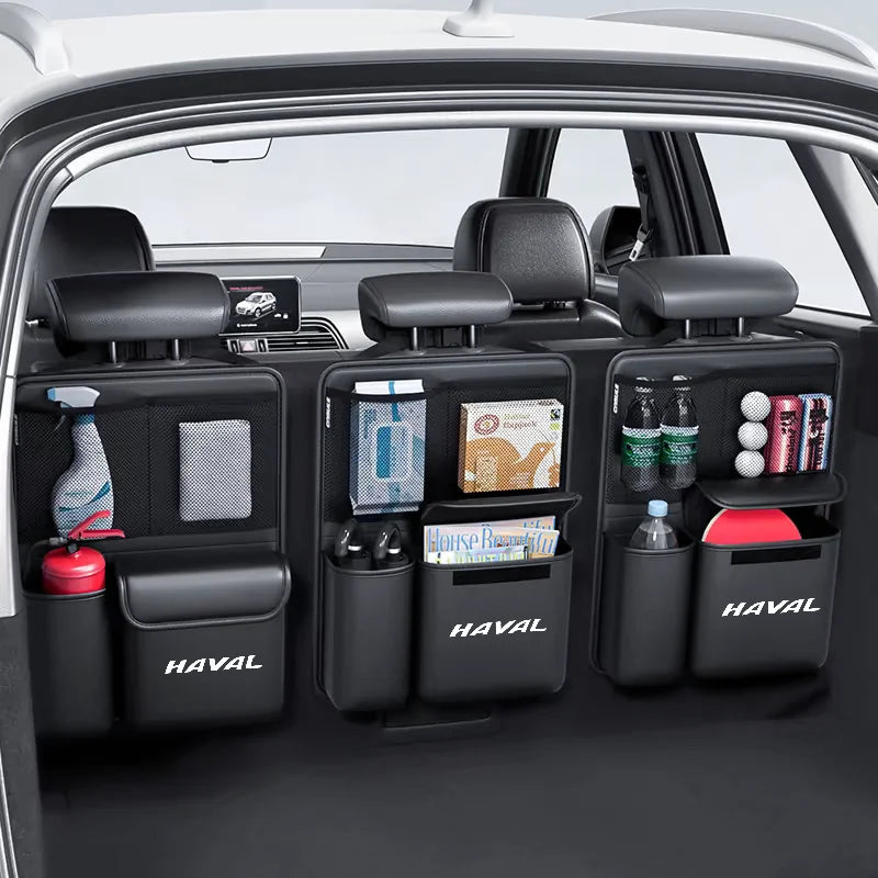 Sac de rangement pour coffre de voiture, 1 pièce, pour Haval H3 H4 H1 H2 H5 H6 H7 H8 H9 F5 F7, organisateur de rangement suspendu pour siège arrière de voiture SUV camion MPV