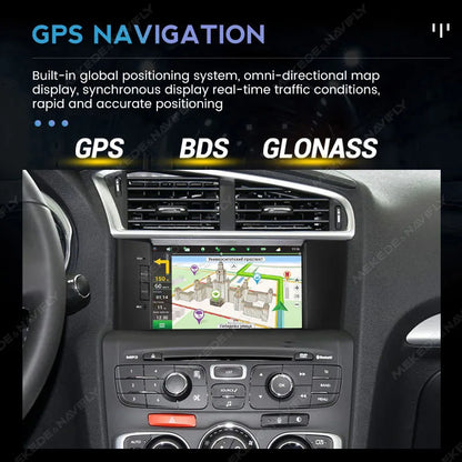 Autoradio Android 15 pour citroën C4 C4L DS4, sans fil, Carplay, Navigation GPS automatique, lecteur vidéo multimédia stéréo, nouveauté 2026