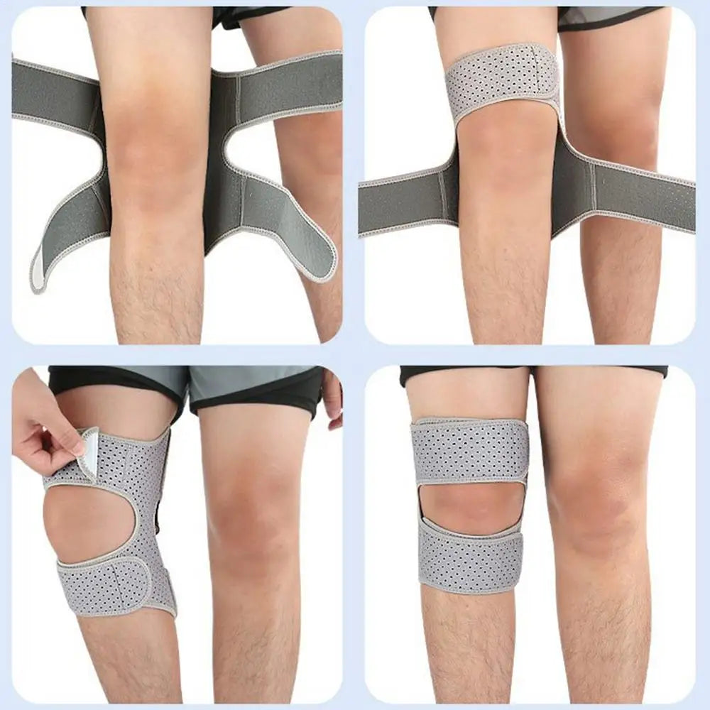 Genouillère respirante pour le cyclisme, rehausseur de genou, attelle de levage à ressort, aide à la marche, protège les partenaires, coussin d'appoint