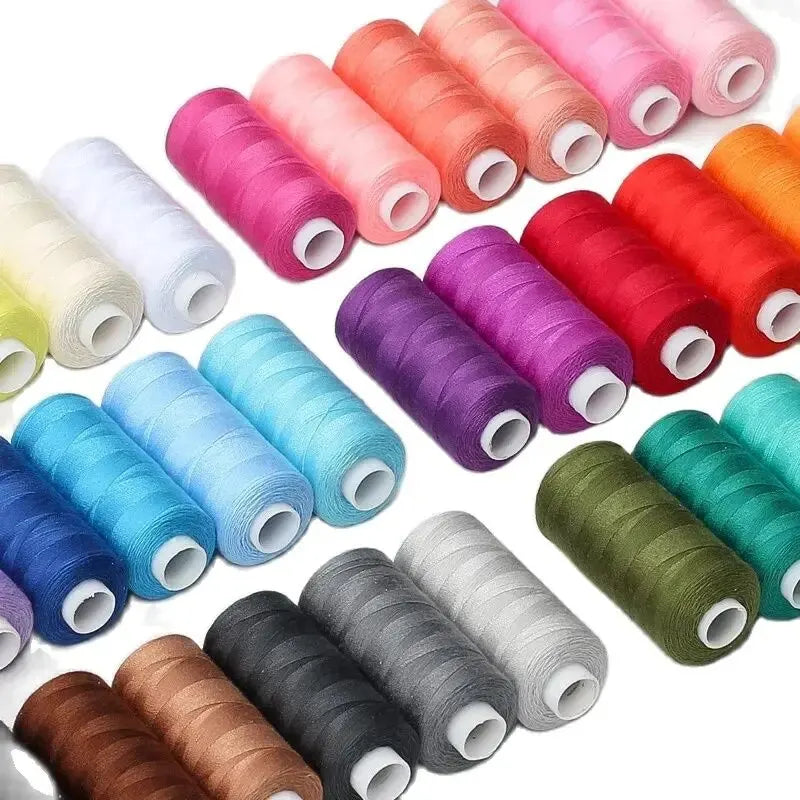 Nouvelles fils à coudre 42 couleurs fils de Polyester pour la couture à la main ou à la Machine couture à la main Machine à broder Quilting et artisanat