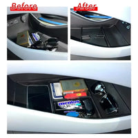 Accoudoir Central pour BYD Seal EV, boîte de rangement de couche inférieure, plateau de Console centrale de voiture en TPE, organisateur d'accessoires