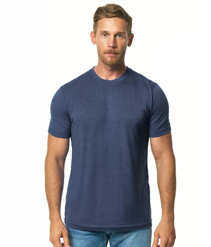 100% laine mérinos T-Shirt hommes à manches courtes chemises mérinos Sport léger couche de Base randonnée T-Shirt doux respirant maillot de corps