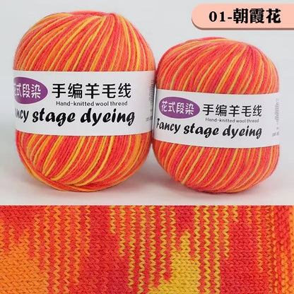 Fil de laine mélangé au Crochet de qualité supérieure, pour pull, écharpe, fil épais, 4 plis, 3 pièces x 100g = 300 grammes