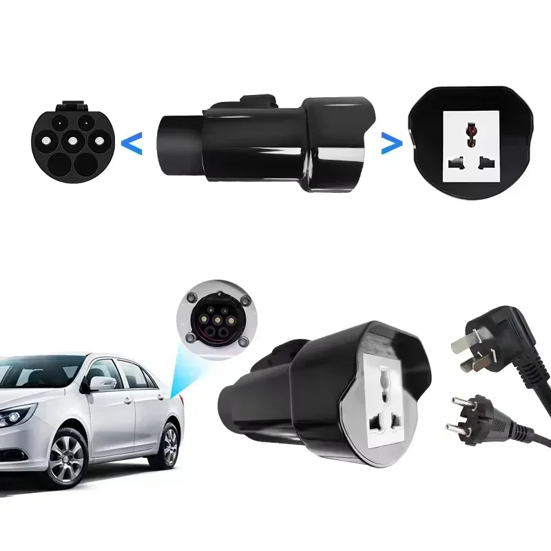 BYD V2L décharge de voiture électrique GBT vers prise américaine prise à trois trous adaptateur 16A pour convertir EV vers chargeur de sortie ca