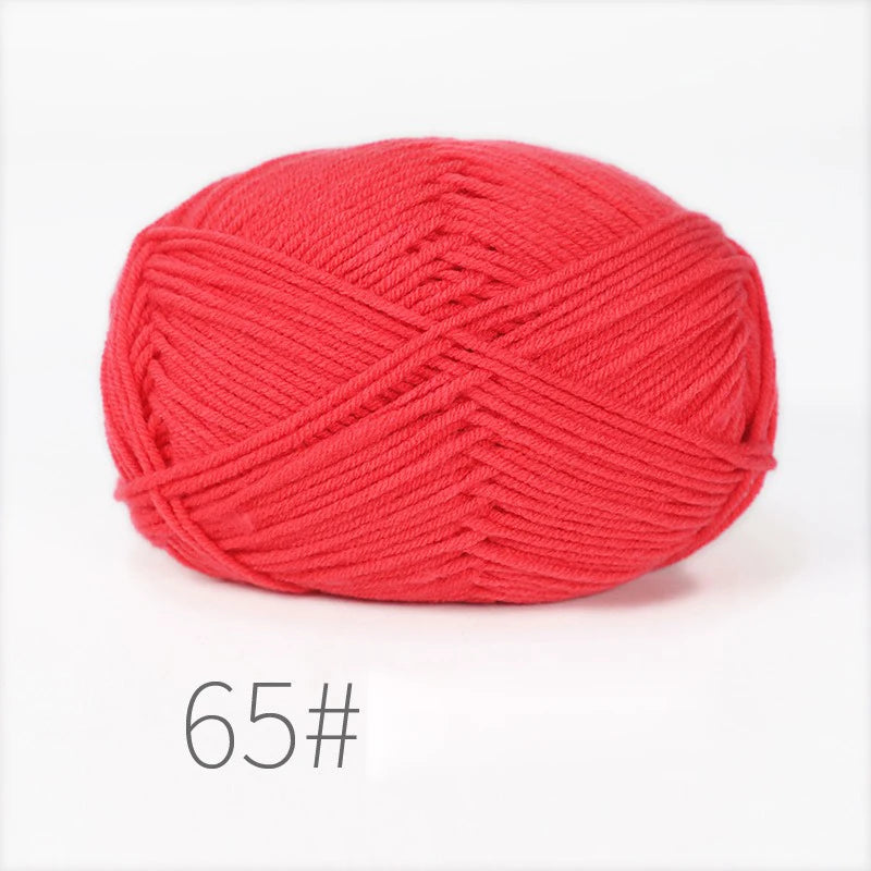 Nouveau 5 pièces 250g lait coton tricot laine fil couture teint Lanas pour Crochet artisanat pull chapeau poupées couture tricot outils