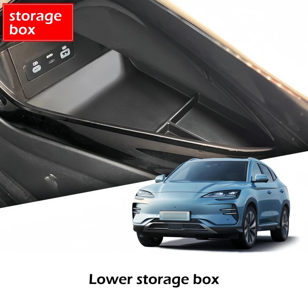 Boîte de rangement pour accoudoir, porte-gobelet pour BYD Seal U Sealion 6 Song Plus Champion Edition 2023 2024 2025, accessoires d'intérieur de voiture