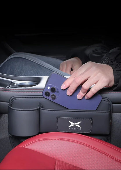 Boîte de rangement de fentes de siège de voiture, tasse d'eau, support de téléphone, sac de rangement, accessoires de rangement intérieur pour Xpeng G6 G9 G3 G3i P7 P5 P7i X9