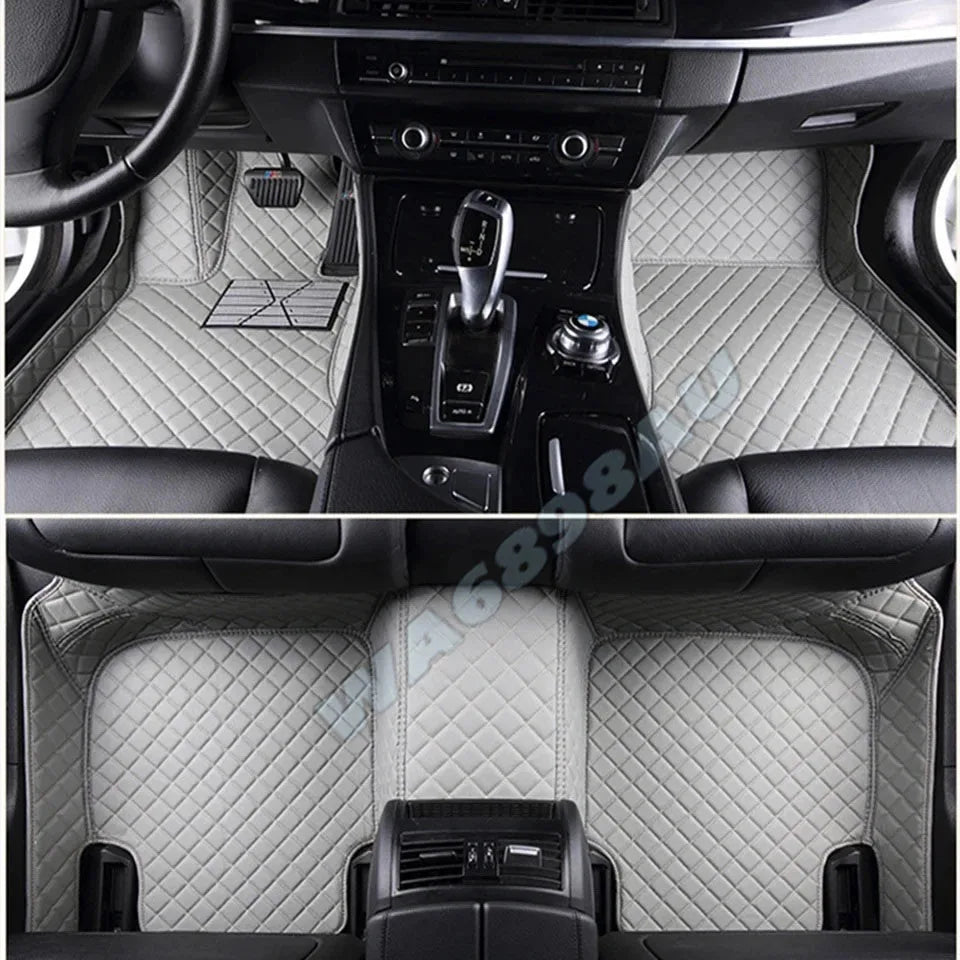Tapis de sol de voiture personnalisé pour Xpeng P7 2020 – 2024, tapis de sol de voiture en cuir résistant à l'usure de haute qualité