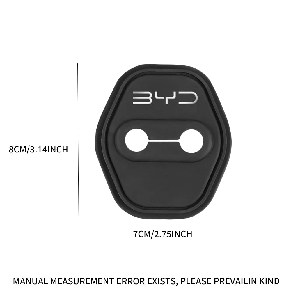 Autocollants de couverture de serrure de porte de voiture en Silicone, pour BYD F0 G3 I3 M6 G3 G5 T3 F3 F0 S6 S7 E5 E6 L3 Tang Atto3, joint de chanson EV Sealion 7 Vitre