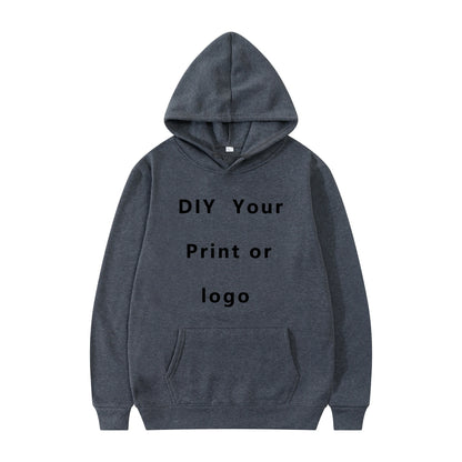 Votre propre Design marque Logo/image personnalisée partout hommes femmes sweat à capuche bricolage sweat à capuche décontracté à la mode nouveau