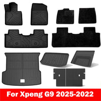Tapis de sol et doublure de chargement en TPE pour Xpeng G9 2022 – 2024, doublures de sol toutes saisons, tapis de coffre en TPE, tampon étanche robuste LHD