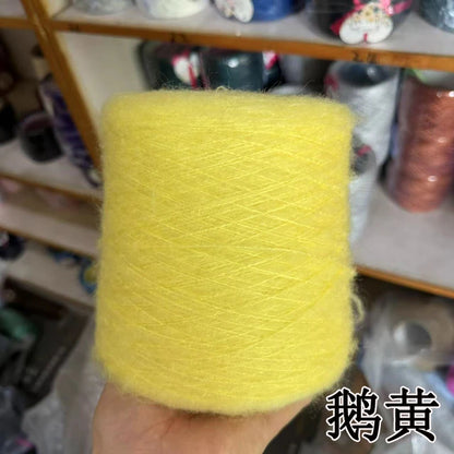 1 régiment de 500 grammes de laine Mohair ultra douce près du corps sans collant, foulards tricotés à la main, fil de pull