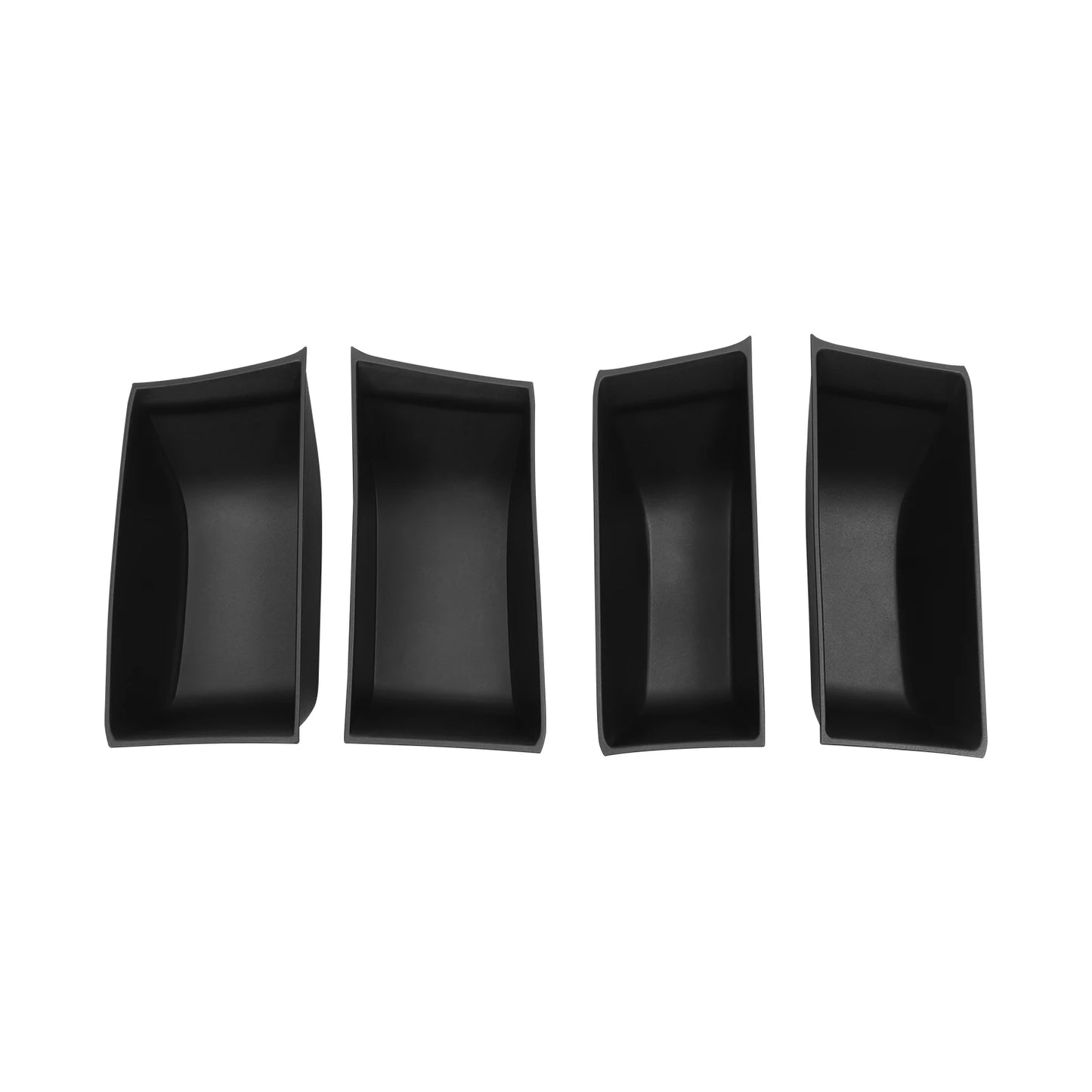 Pour BYD ATTO3 ATTO 3 YUAN PLUS 2025 2026 poignée de porte avant arrière boîte de rangement plateau organisateur TPE accessoires d'intérieur de voiture 4 pièces