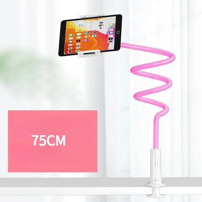 Support de téléphone et tablette pour lit, 18 mm d'épaisseur, 360° °   Support rotatif à pince pour iPad et iPhone de 4,7 à 12,9 pouces, support paresseux pour lit, bureau et diffusion en direct
