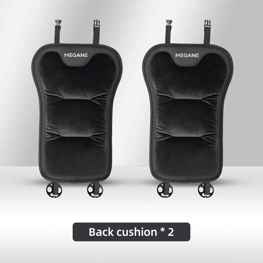Housse de siège de voiture en flanelle, pour Renault Megane 1 2 3 Rs 4 MK1 MK2 MK3 MK4, accessoires chauds d'hiver en peluche pour coussin de siège avant/arrière de voiture