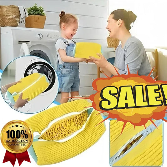 1 pièces sac à chaussures de lavage filet rembourré chaussures à linge protecteur fibres moelleuses Polyester chaussures de lavage Machine sac à linge sacs de séchage