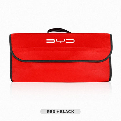 Boîte de rangement de coffre de voiture, sac de rangement pliable de grande capacité pour BYD Atto 3 Yuan Plus Han Tang EV F3 E6 Dmi Song F0 Qin Pro G3 I3