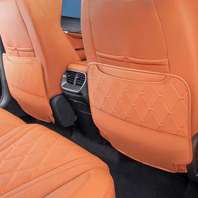 Tapis de protection en cuir Anti-salissure pour dossier de siège de voiture BYD Sea Lion 07 EV 2024 2025, accessoires d'intérieur