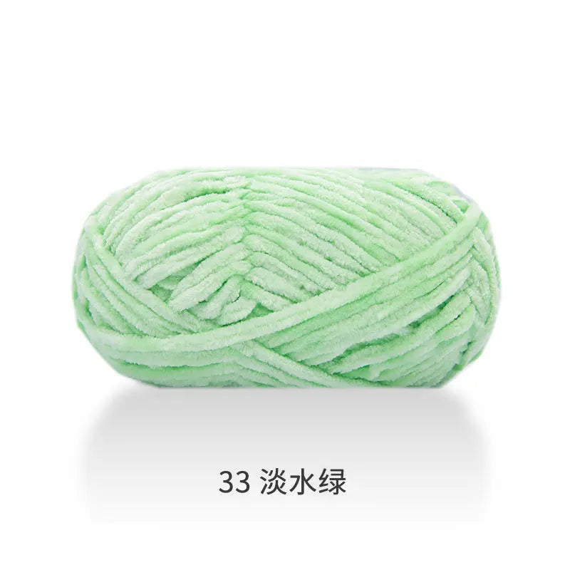 Fil à tricoter 100g, fil de glace douce, fil de coton tricoté à la main pour écharpe, Crochet de bricolage tricoté à la main