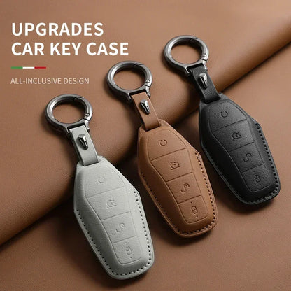 Étui de protection pour clé de voiture, support pour BYD Han Ev Tang Dm Qin PLUS Song Pro MAX Yuan DolDave E2, protecteur de clé automatique, accessoires de voiture