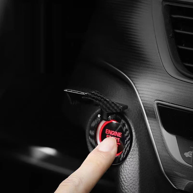 Couvercle universel de bouton d'arrêt de démarrage de moteur de voiture, Style Lambo, décoration de protection anti-rayures, adhésif collant, accessoires automobiles