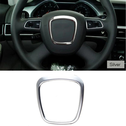 Autocollants de couverture de logo central de volant de voiture, garniture pour Audi A4 B6 B7 B8 A6 C6 A5 Q7 Q5 A3 8P S3 8, accessoires d'intérieur