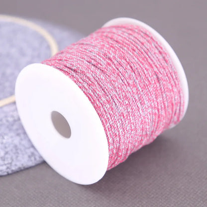 Corde de coton pour macramé, ficelle, ficelle, fil, artisanat, couture, tentures murales faites à la main, bohème, fête de mariage, décoration d'intérieur, 1.2mm, 37m