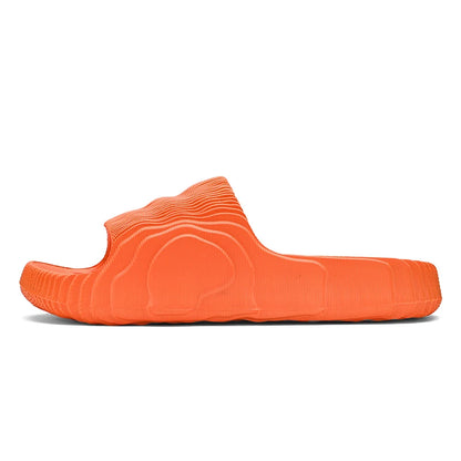 Sandales de plage solides pour hommes et femmes, pantoufles d'été antidérapantes, souples, unisexes, chaussures de luxe ultralégères pour l'extérieur