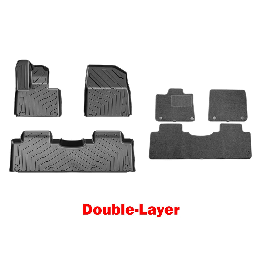 Tapis de sol de voiture pour Xpeng G6 2023 – 2025, doublure de chargement, tapis de coffre TPE 3D Xiaopeng, imperméable, plateau inodore, conduite à gauche