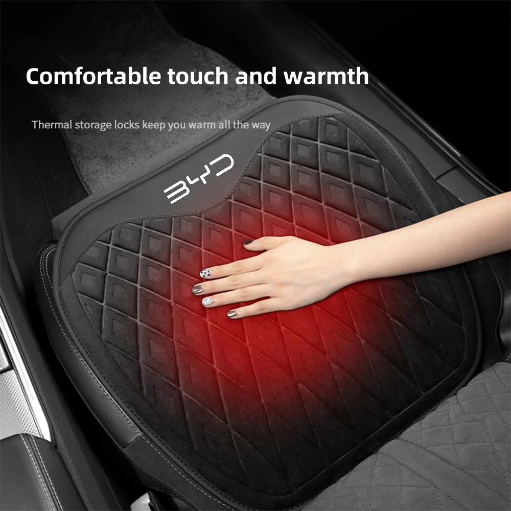 Housse de siège de voiture chaude en flanelle et peluche, pour BYD Seal U Atto3 Atto2 Dophn Seagull S6 S7 Tang X Dream, automne et hiver