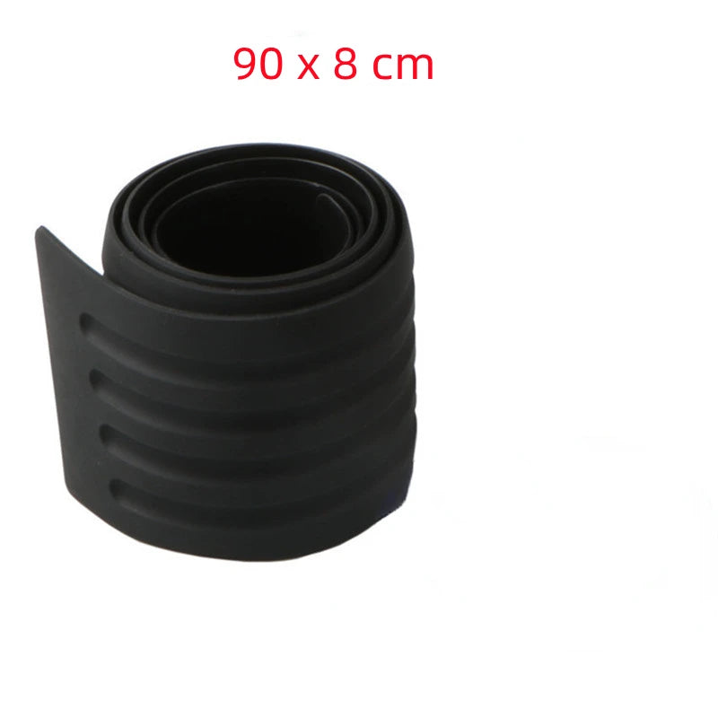 Plaque de Protection arrière universelle pour coffre, garniture de Protection de pare-chocs, Protection anti-rayures, caoutchouc anti-rayures, accessoires de voiture