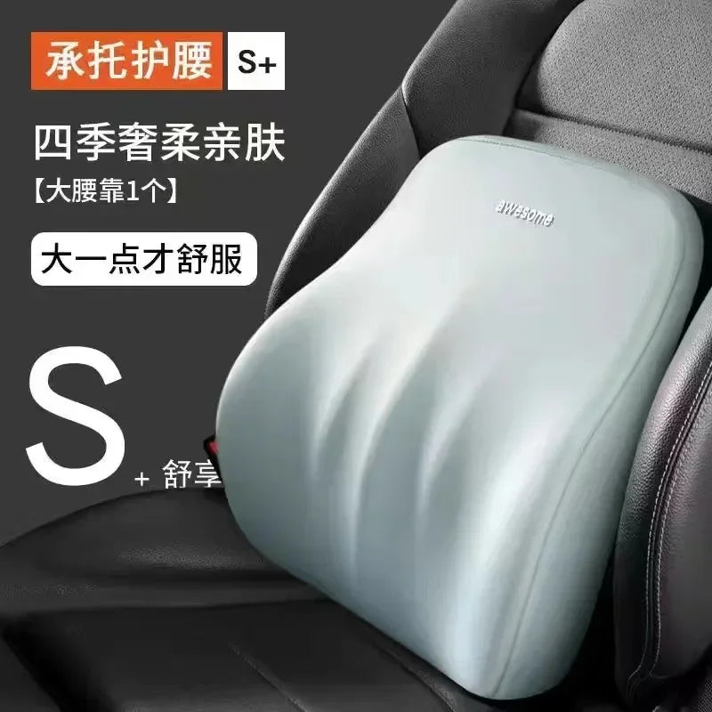 Nouvel appui-tête de voiture avec support lombaire, coussin en mousse à mémoire de forme pour le cou et protection des épaules pour un confort amélioré