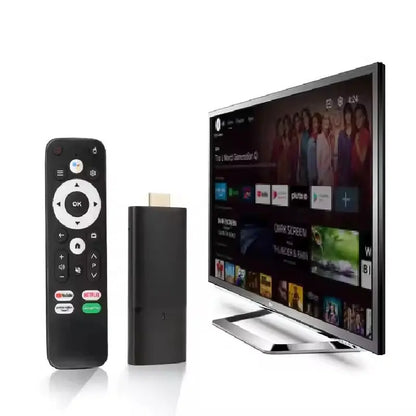 S02 H313 Android TV Stick décodeur 4K 2.4G 5G WiFi Quad Core BT5.0 HDR10 double WiFi Google Assistant pour lecteur multimédia réseau