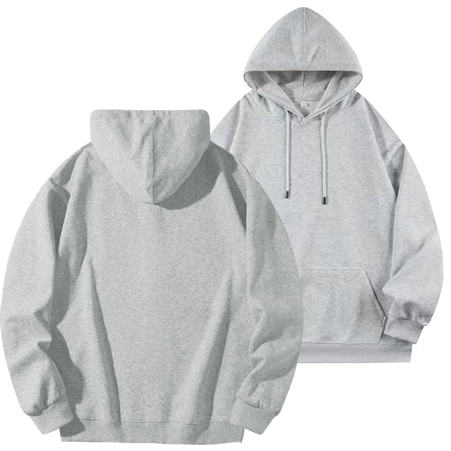 Bricolage LOGO personnalisé pur coton automne et hiver mode décontracté hommes et femmes à manches longues hauts noir sweat à capuche pull
