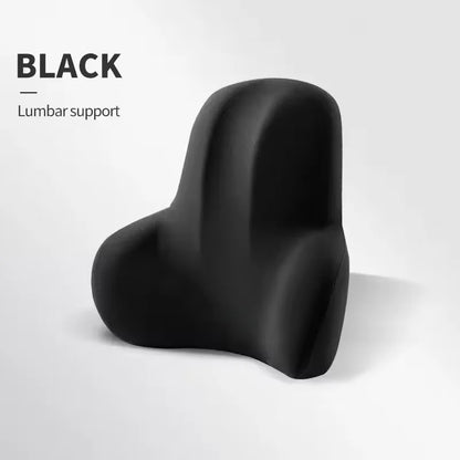 Oreiller cervical en mousse à mémoire de forme pour voiture, coussin de soutien lombaire pour le dos, appui-tête universel pour voitures, accessoires d'intérieur de voiture, fournitures de véhicule