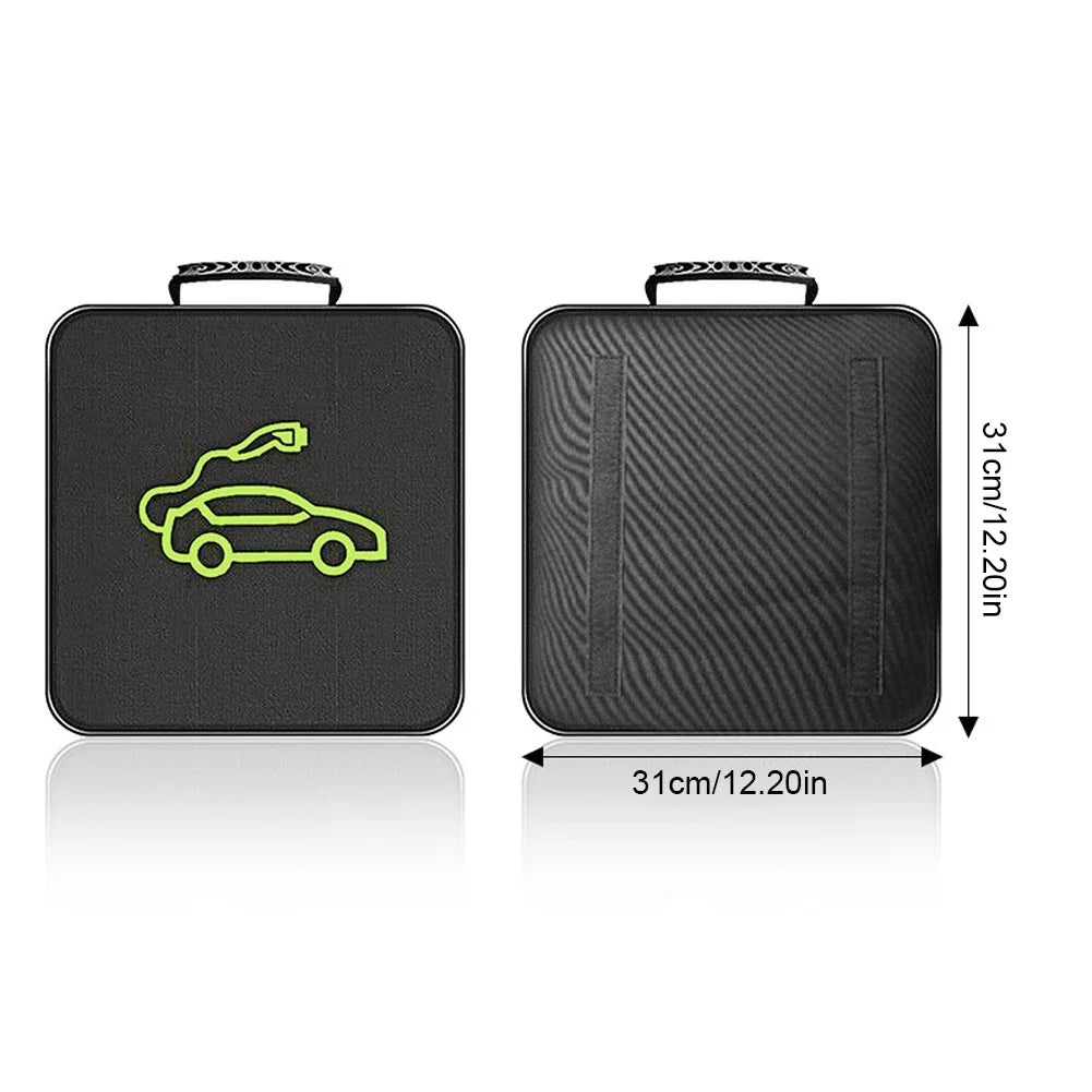 Bouchons de chargeur de voiture électrique, sac de transport de stockage, prises de câble de chargement de voiture EV, conteneur d'équipement ignifuge étanche