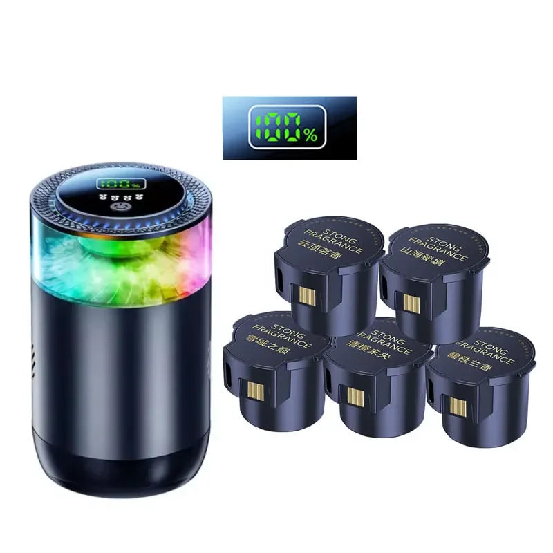 Désodorisant aromatique pour voiture, diffuseur de véhicule créatif, lumière ambiante, brume de nuage, parfum, arôme de voiture électrique, bon odeur, cadeau pour la maison