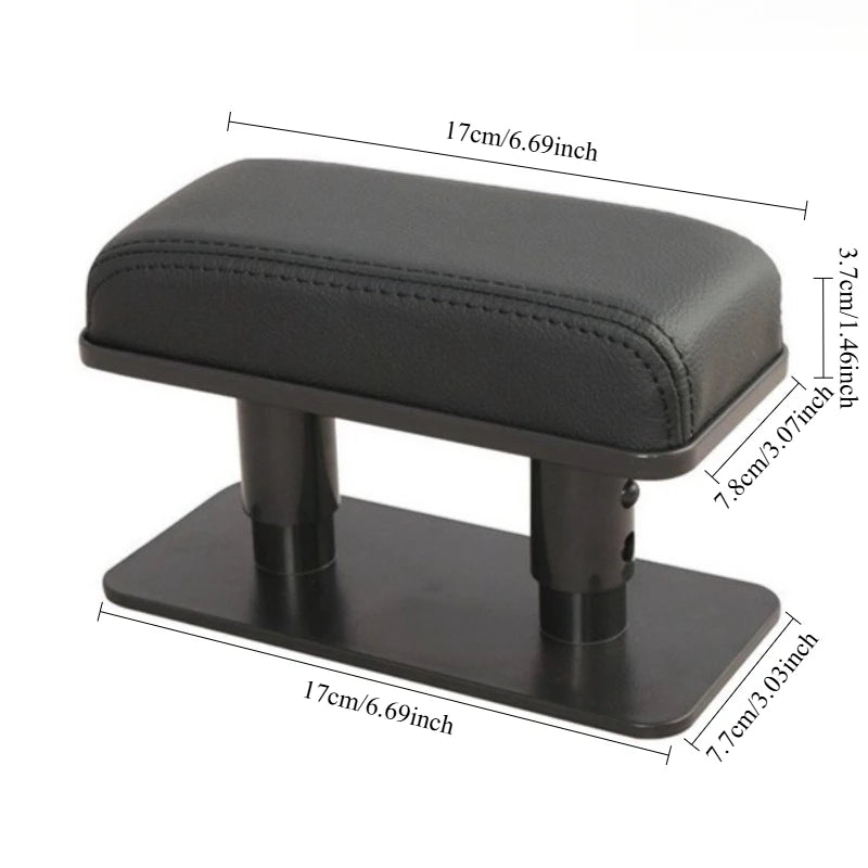 Coussinet d'accoudoir de voiture, Support de coude gauche, rehausseur général en cuir, boîte d'accoudoir Central, accoudoir réglable