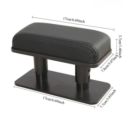 Coussinet d'accoudoir de voiture, Support de coude gauche, rehausseur général en cuir, boîte d'accoudoir Central, accoudoir réglable