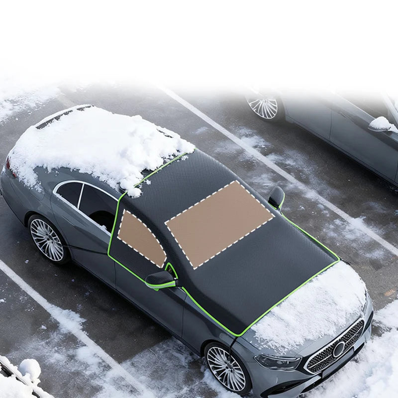 Bouclier de neige pour fenêtre de voiture, pare-brise entièrement enveloppé pour l'extérieur, imperméable, Protection contre la glace, hiver