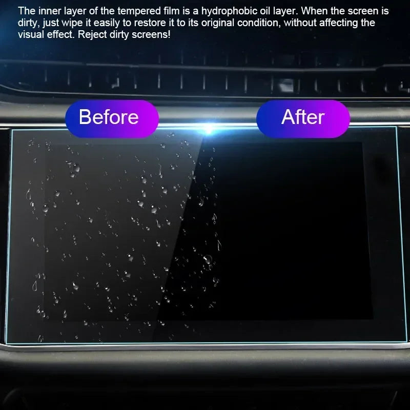 For XPENG G9 2022-2024 Car GPS Navigation Screen Protect Glass Film Dashboard Display Tempered Sticker Auto Internal Accessories
