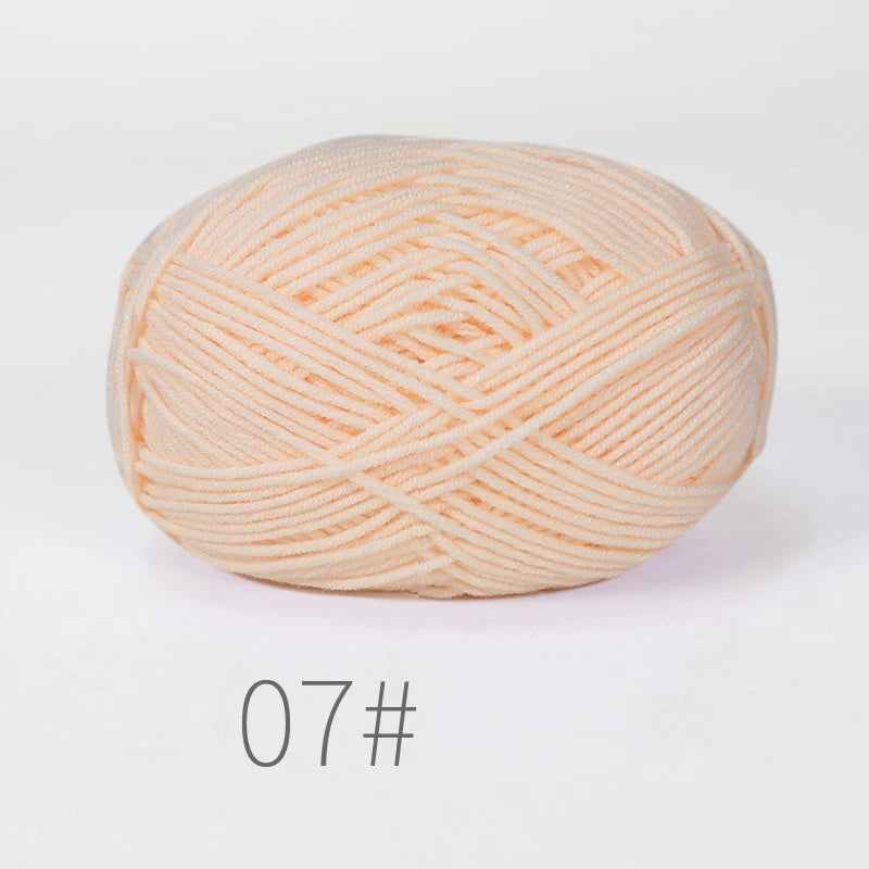 Nouveau 5 pièces couleurs mélangées fil lait coton fil combinaison Crochet tricot fil ensemble pour à la main bricolage artisanat pull écharpe tricot