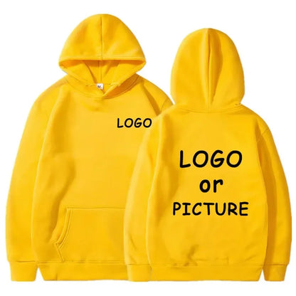 Sweat-shirts décontractés pour hommes et femmes avec logo personnalisé, sweat-shirts à manches longues pour l'automne et l'hiver, sweat-shirts personnalisés de style streetwear.