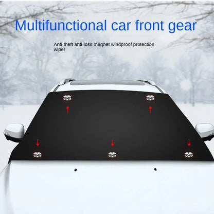 Bouclier de neige magnétique pour voiture, protection solaire épaisse contre le gel et la protection solaire pour voiture
