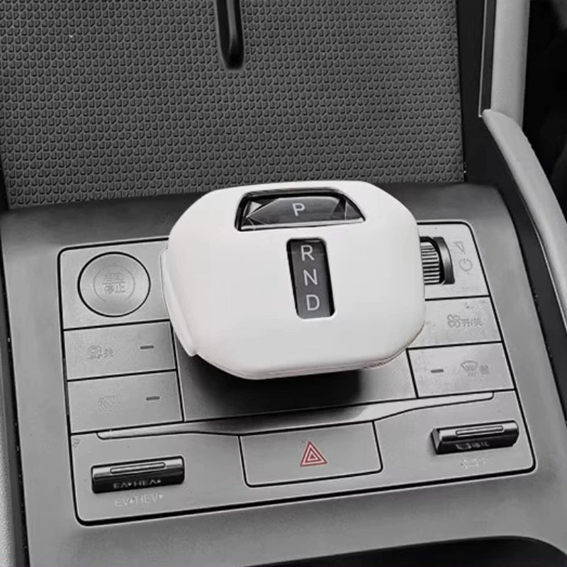 Couvercle d'engrenage de commande centrale pour BYD Qin L, poignée d'engrenage en Silicone, couvercle de boîte d'accoudoir, Anti-protection et produits spéciaux décoratifs