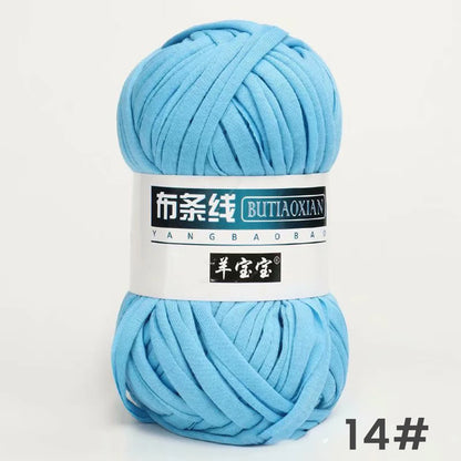 Fil épais de 100g, tissu coloré Super doux, bande de fil pour tricoter à la main, sac tissé, panier de tapis, matériel tricoté à la main, bricolage