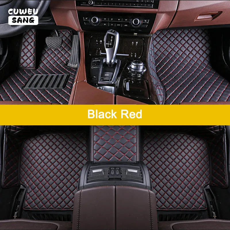 CUWEUSANG tapis de sol de voiture personnalisé pour BYD Atto 3 joint de dauphin F0 F3 F6 E6 G3 G6 S6 chanson Qin Auto tapis pied Coche accessoire