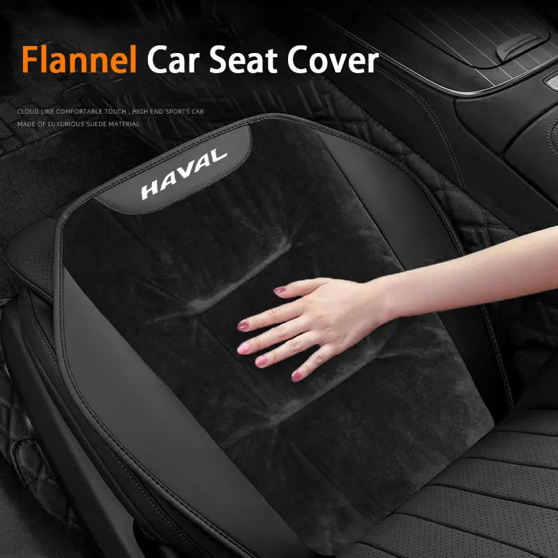 Housse de siège de voiture en flanelle, pour Haval H6 GT H7 Jolion Pro Ultra Dargo H6 H9 H8, accessoires chauds d'hiver en peluche pour coussin de siège avant/arrière