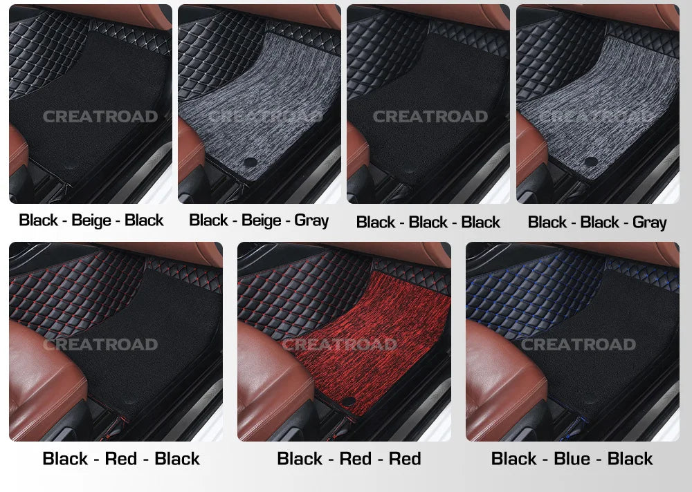 Tapis de sol de voiture Double couche, couverture de tapis automobile personnalisée, accessoires d'intérieur pour Xpeng G6/G9 2022 2023 2024 2025